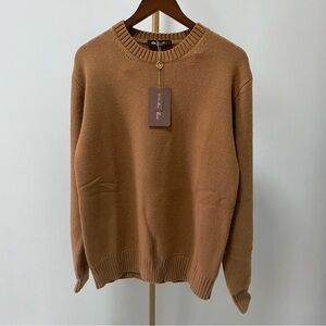 Loro Piana Brown Crewneck Sweater